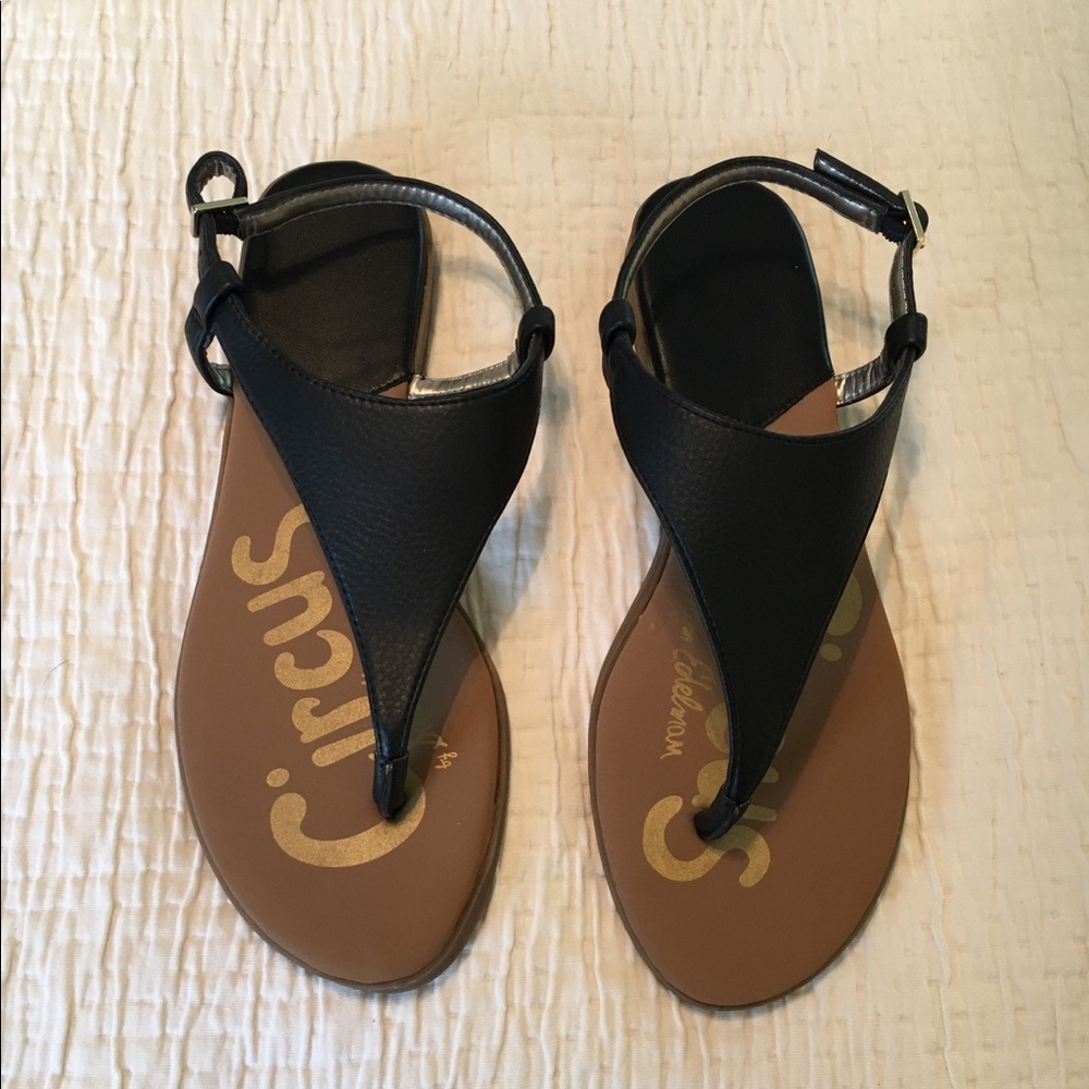 Circus by Sam Edelman Cairo Black Sandal 8.5